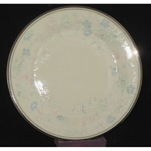 Lenox Nicole Salad Plate‎ (s) White Pink Blue Pastel Flowers